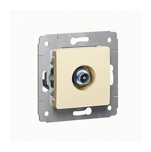 Розетка TV Legrand Cariva, проходная, бежевый
