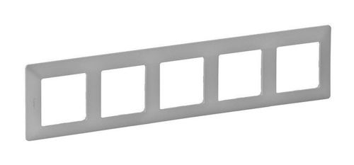 Рамка 5 постов Legrand VALENA LIFE, алюминий